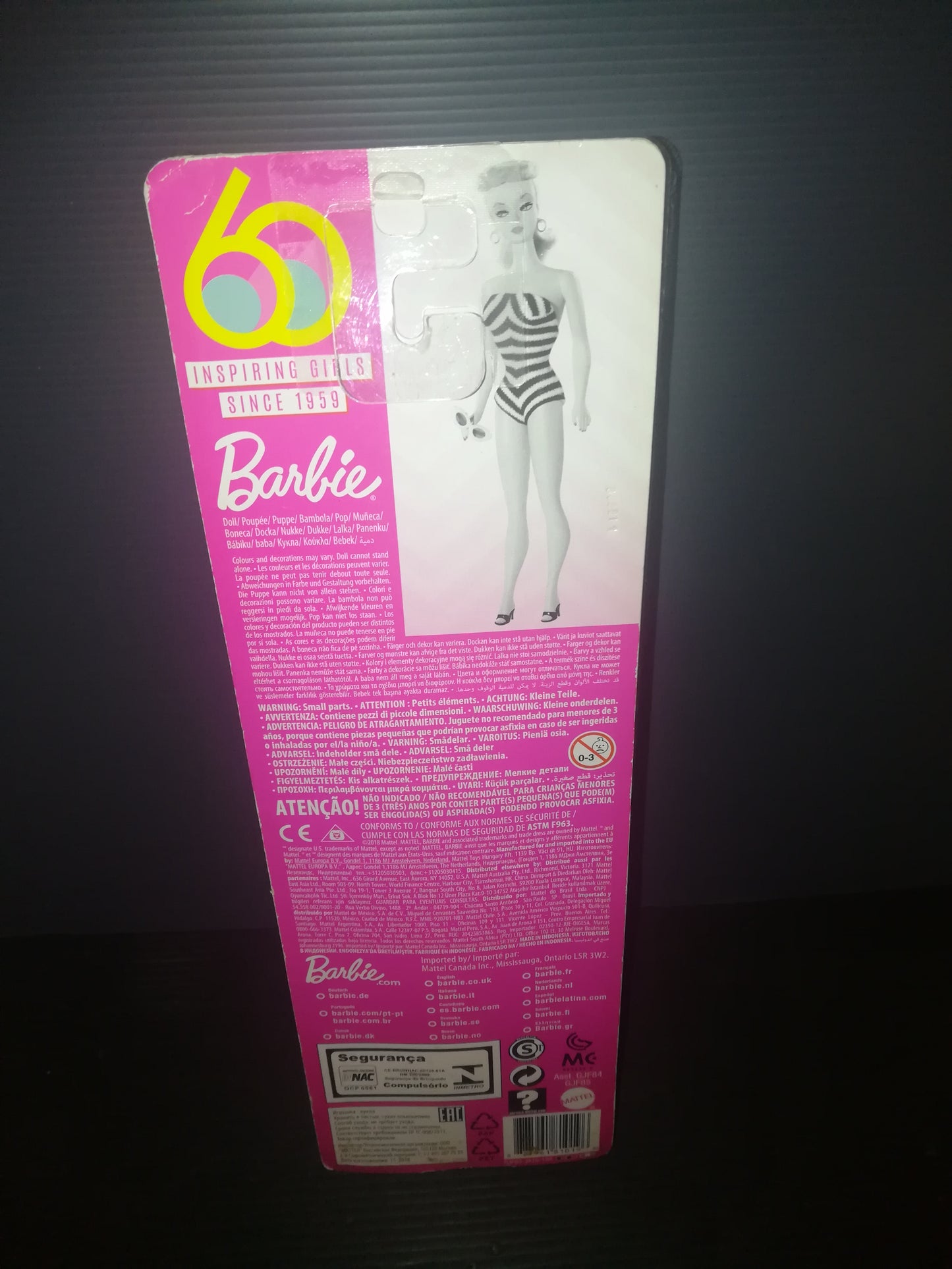 Bambola Barbie 60° Anniversario Mattel