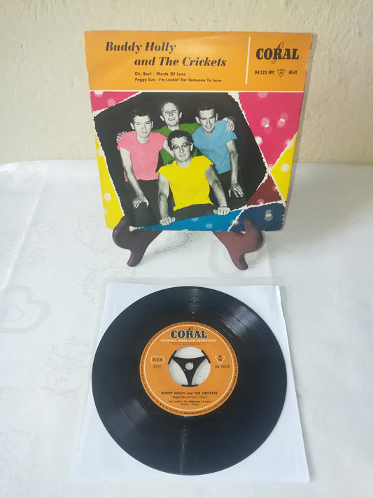 "Oh Boy!Peggy Sue.." Buddy Holly and The Crickets EP Coral
