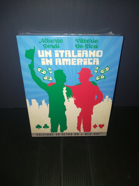 "An Italian in America" ​​Sordi/De Sica DVD Edition 4K Ultra HD + Blu-Ray