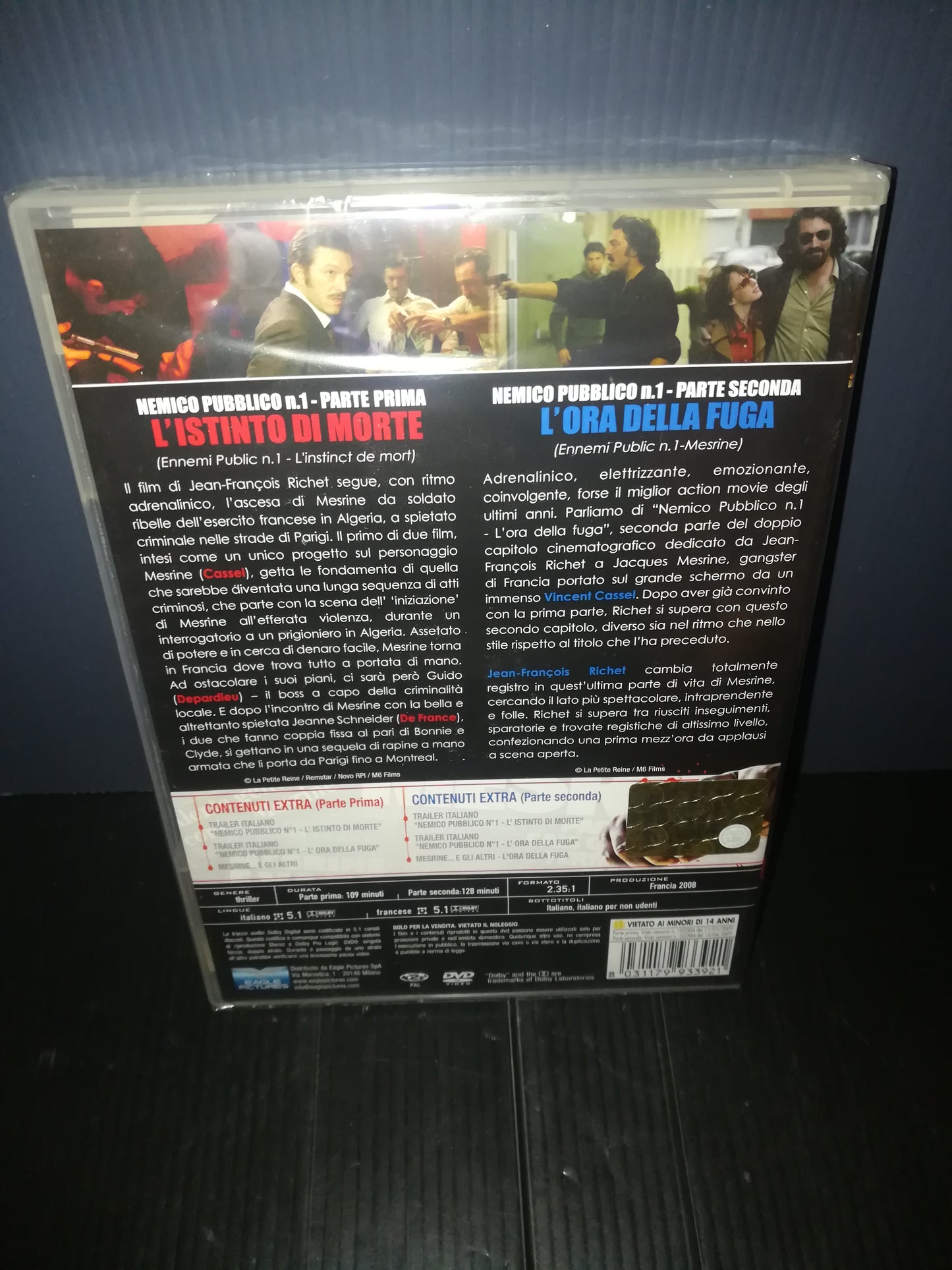 "Public Enemy #1" Vincent Cassel DVD