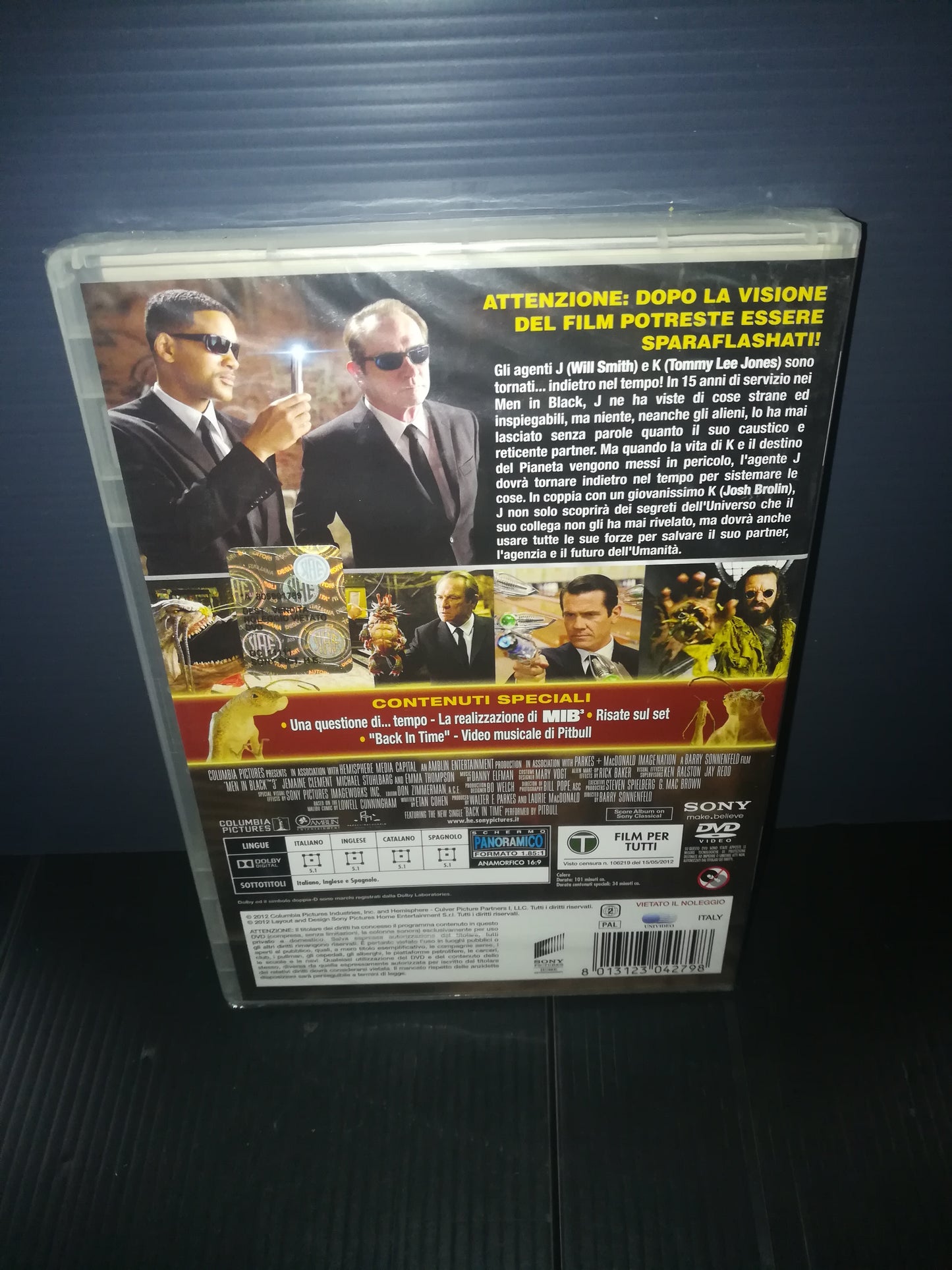 "MIB 3 -Man in Black 3" DVD