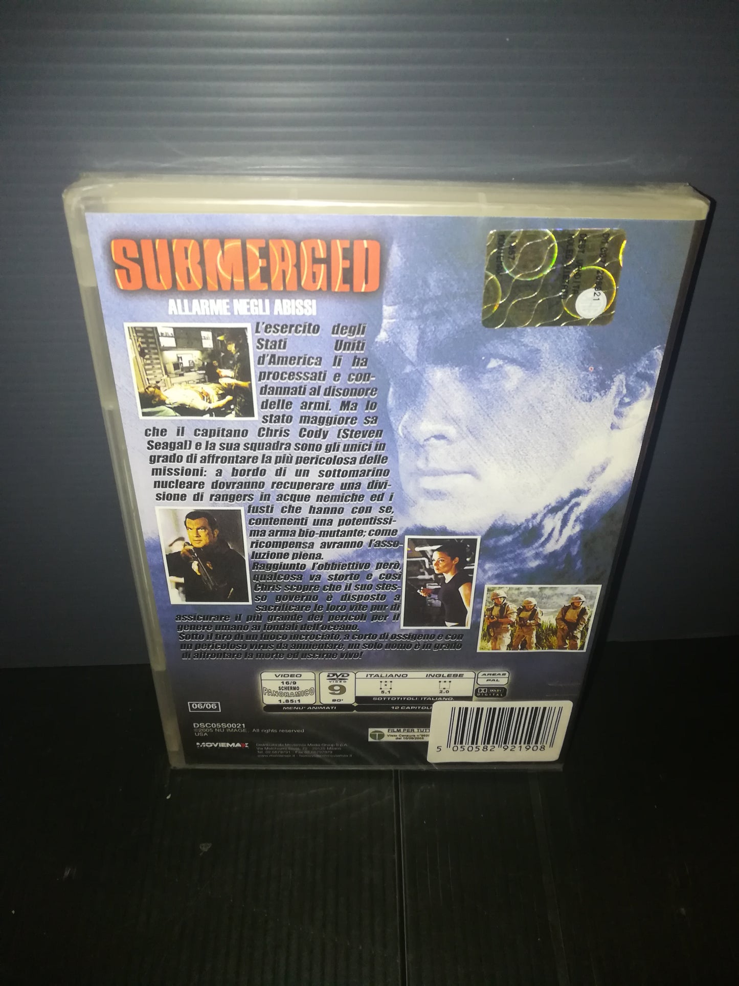"Submerged" Steven Segal DVD