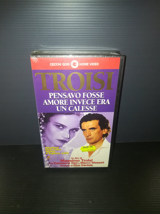 "I thought it was love but instead it was a carriage" Massimo Troisi VHS Cecchi Gori