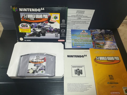 "F-1 World Grand Prix" Nintendo 64 videogioco