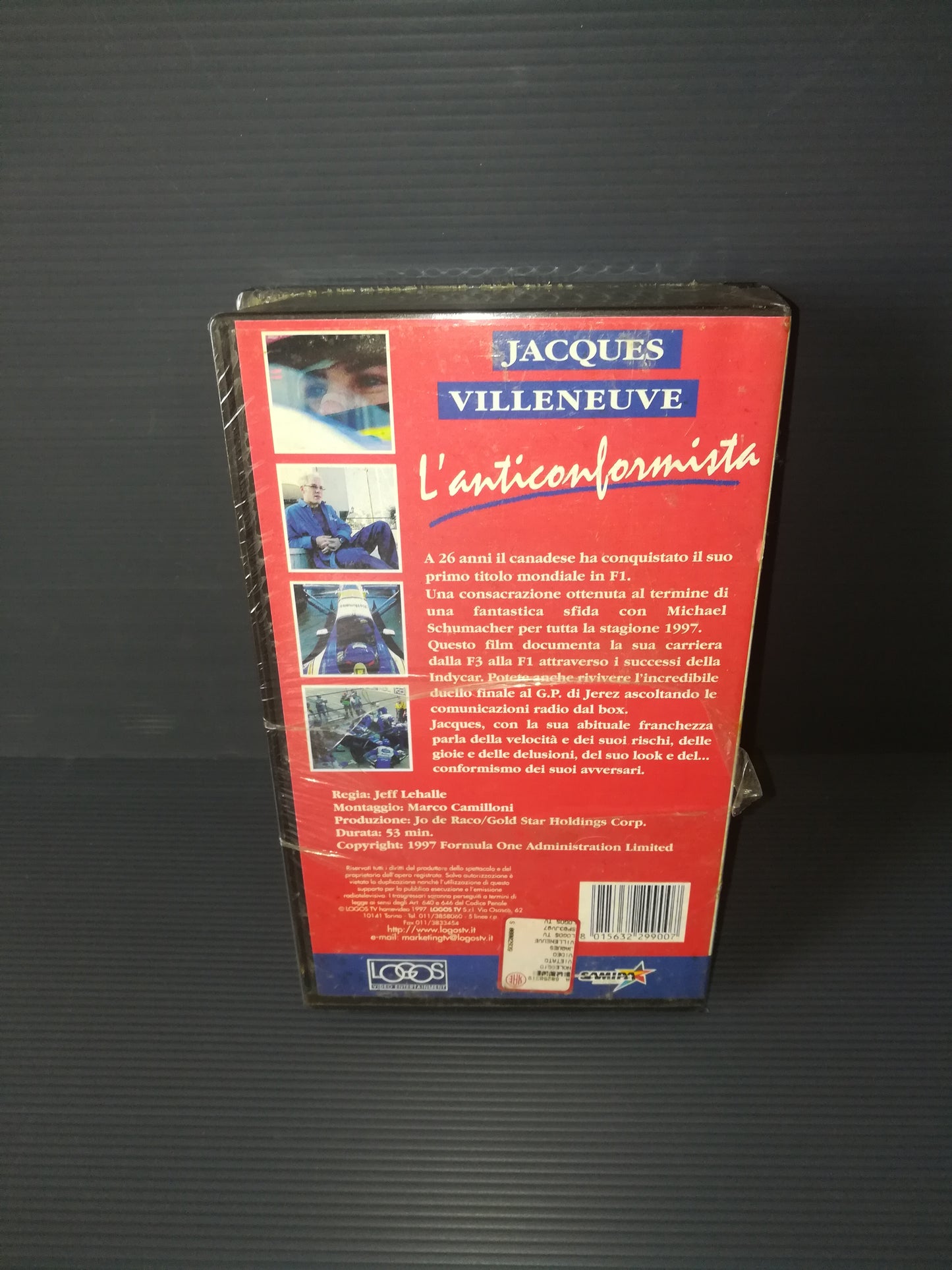 "The Nonconformist Jacques Villeneuve" VHS Logos