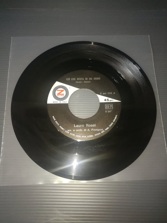 "What remains of a man/The life that was for us" Lauro Rossi 45 rpm