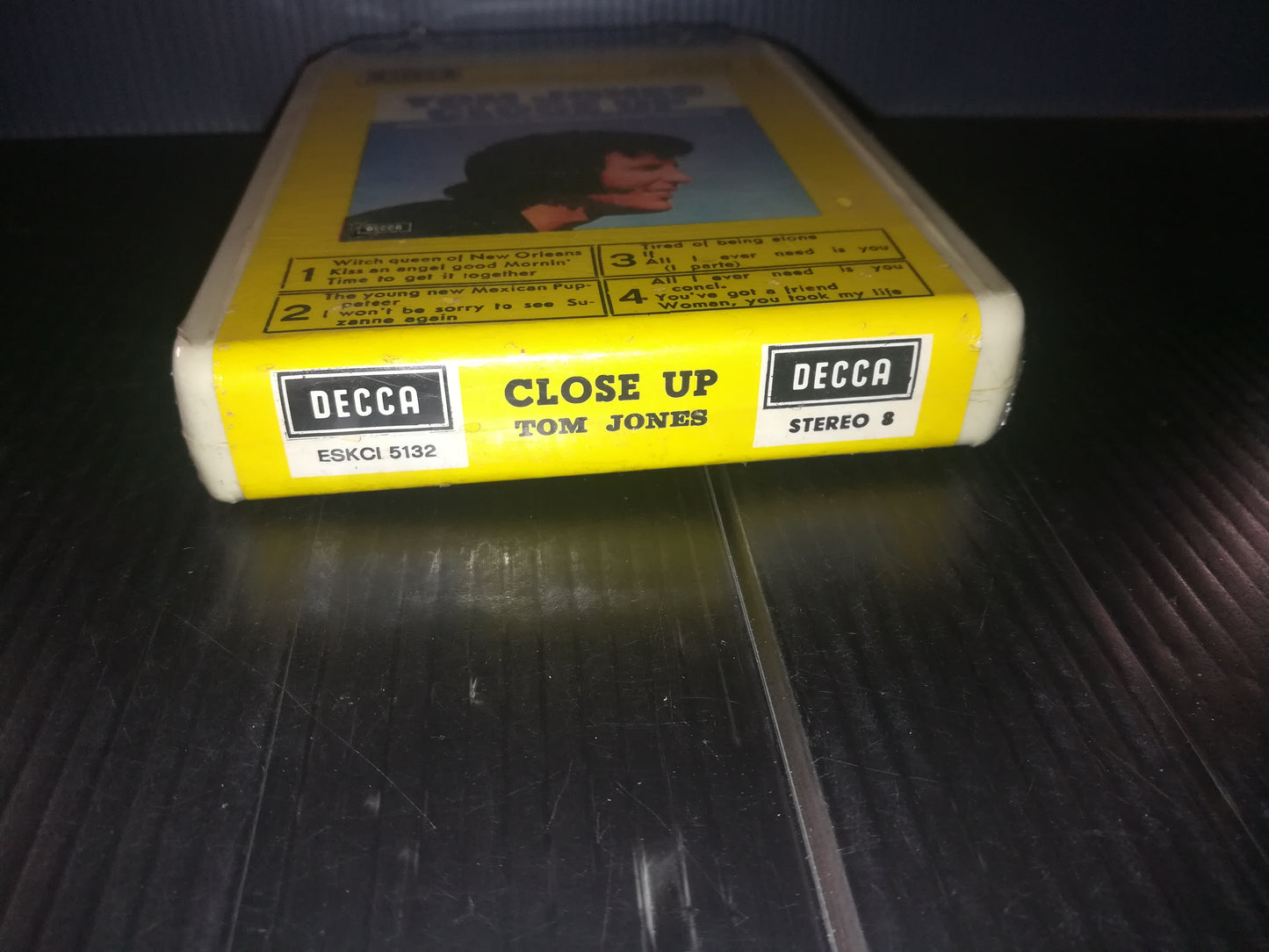 "Close Up" Tom Jones 8 Decca stereo cassette