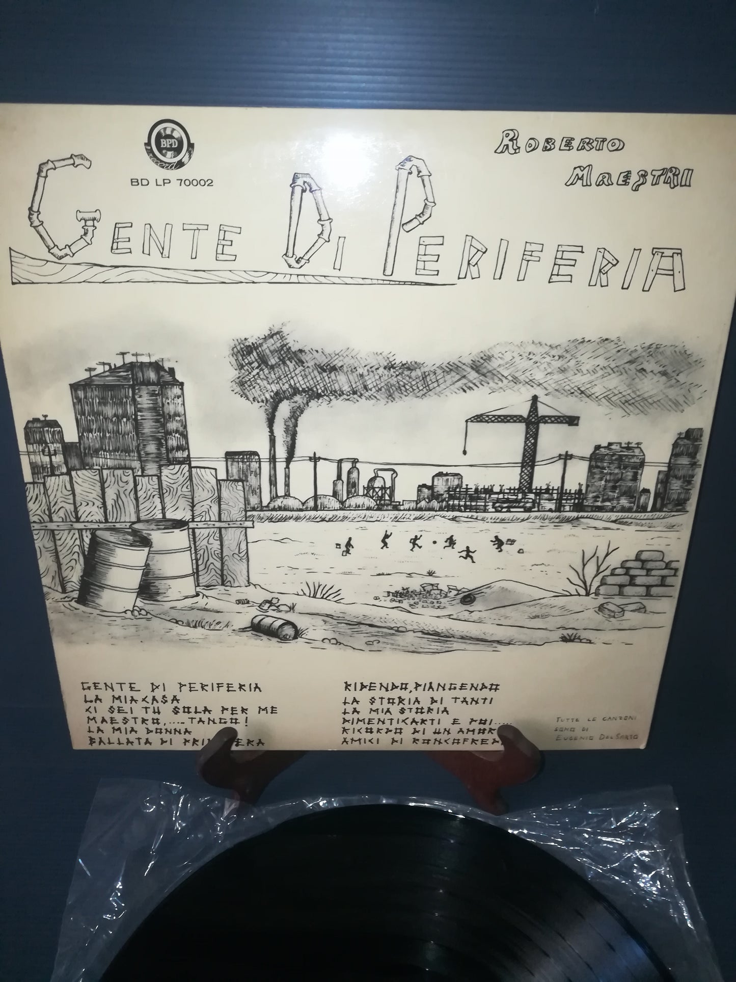 "Gente di Periferia" Roberto Maestri lp 33 rpm