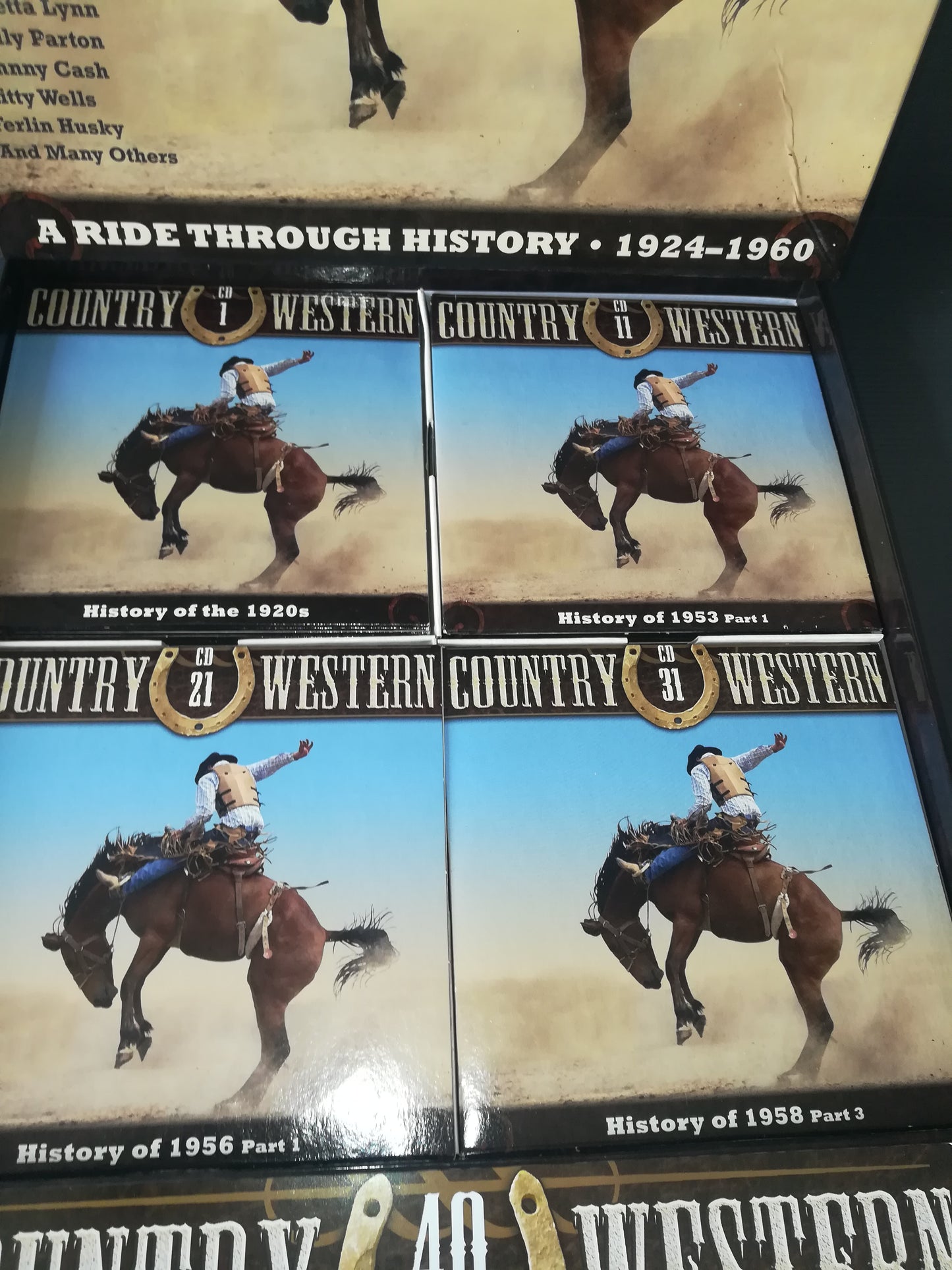 "Country Western Musik" Cofanetto 40 CD + libro