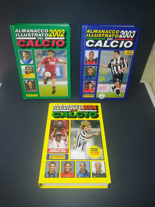 Lot of 3 Illustrated Almanac of Panini Football