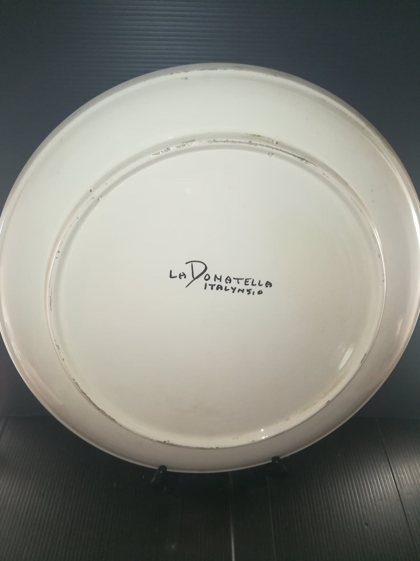 La Donatella ceramic plate from the 60s, diameter 35 cm