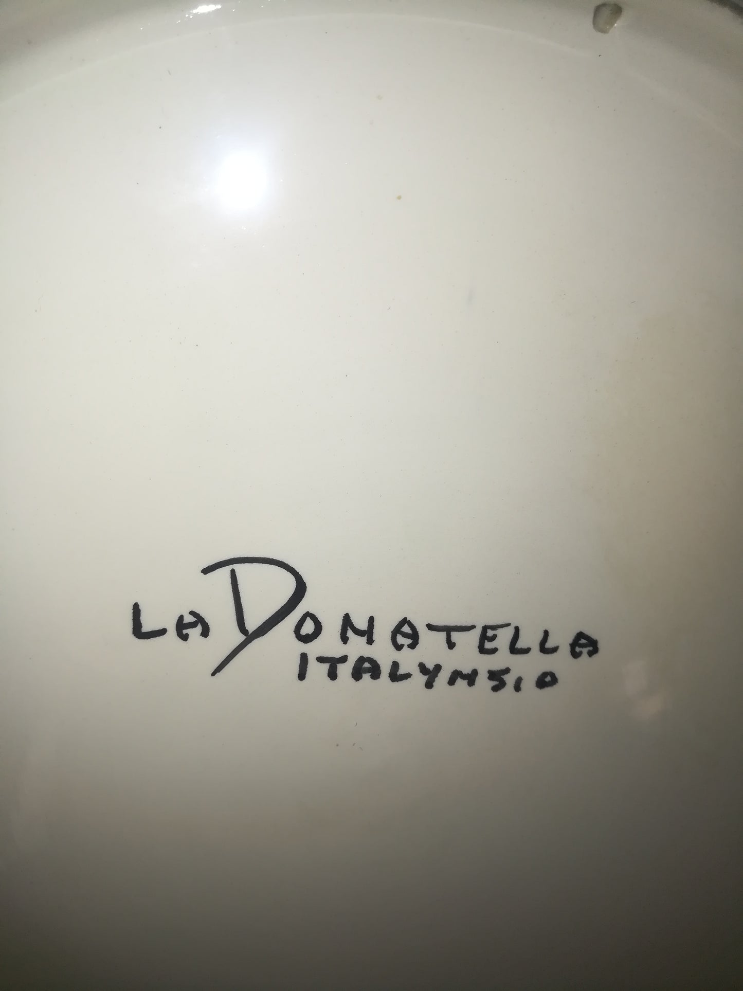 La Donatella ceramic plate from the 60s, diameter 35 cm