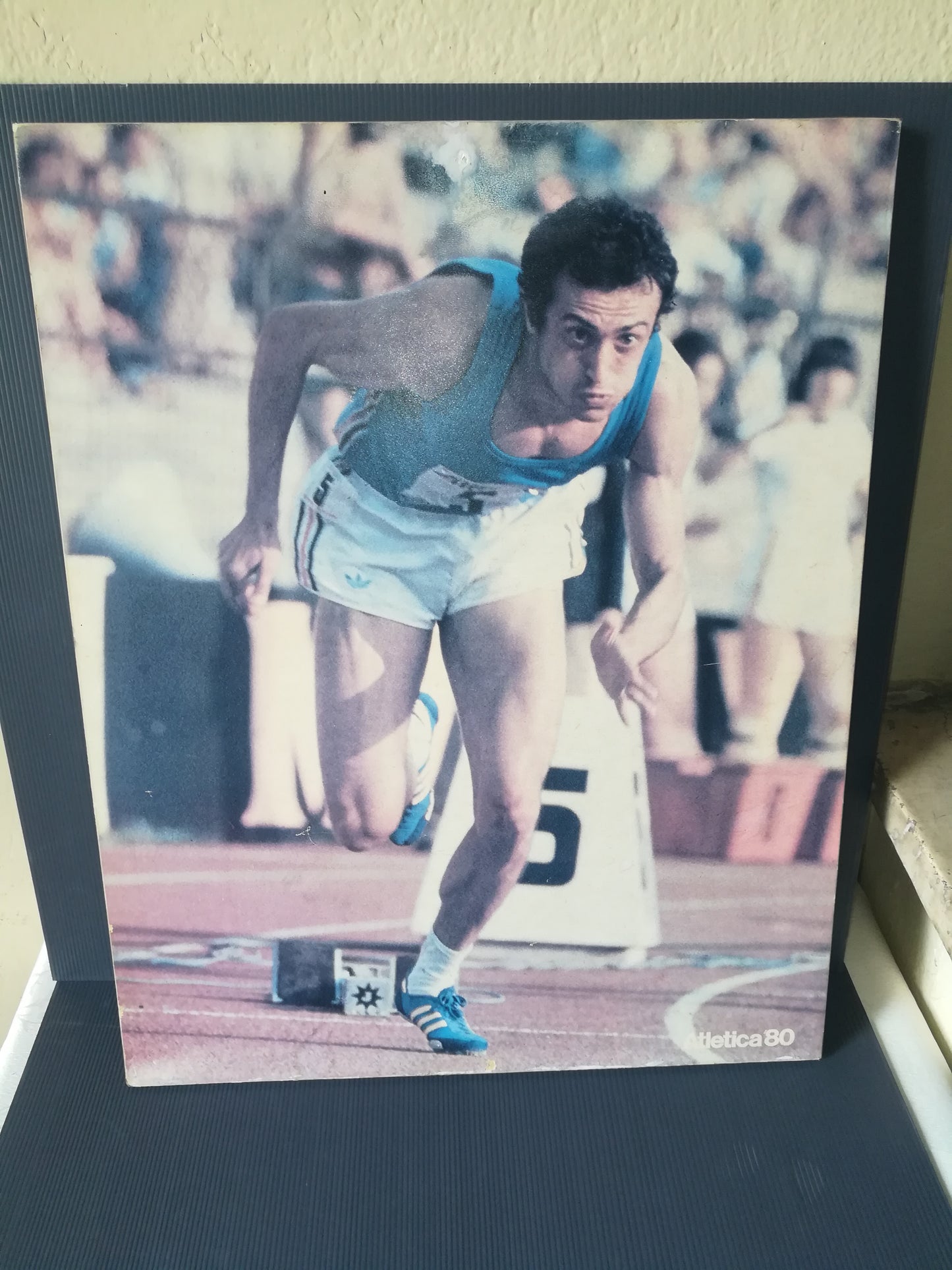 Pannello Raffigurante Pietro Mennea Atletica 80