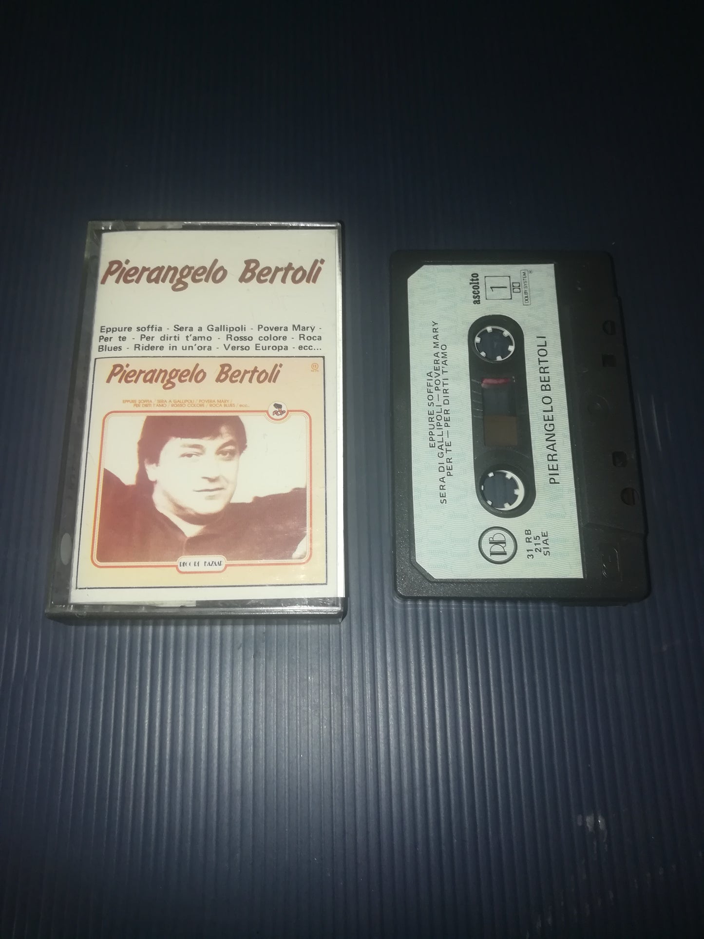 Pierangelo Bertoli" Musicassette

 Published in 1979 by CGD