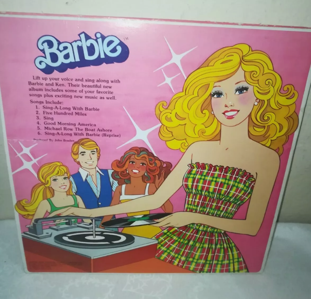 Sing -Along" Barbie Lp 33 Giri