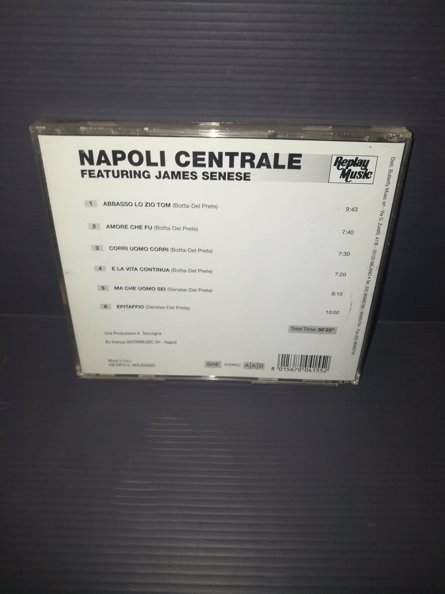 Napoli Centrale Featuring James Senese" CD