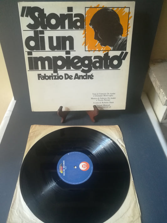 Story of an employee" F.De André Lp 33 Laps

 Published by Dischi Ricordi cod.ORL 8919