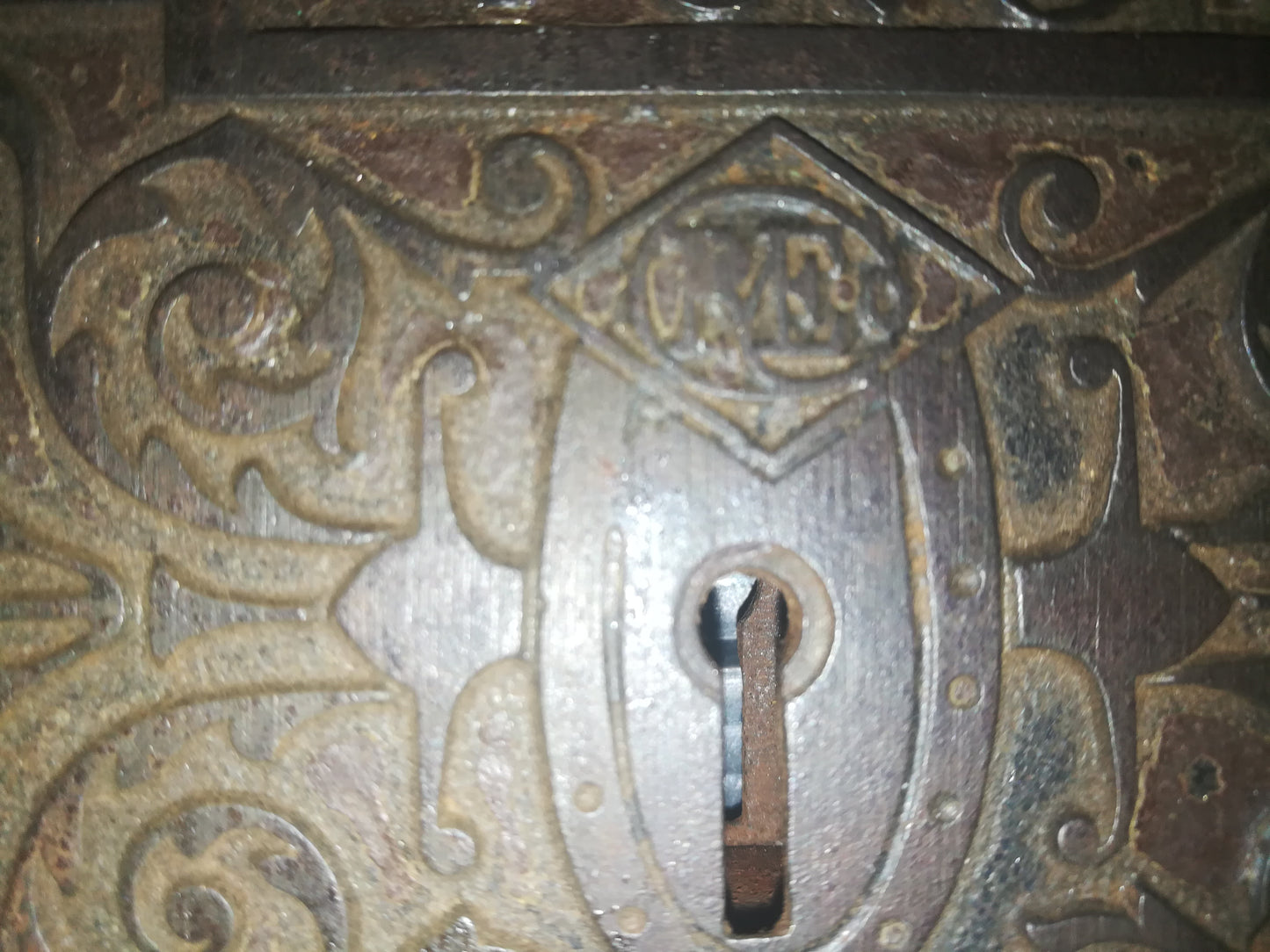 Ancient lock without key