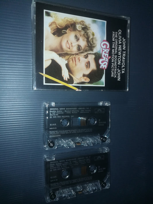 "Grease" box set 2 Original Soundtrack Music Cassettes