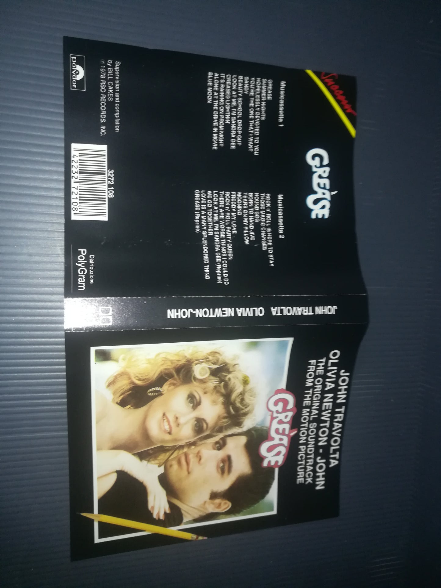 "Grease" box set 2 Original Soundtrack Music Cassettes