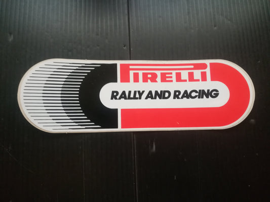 Adesivo Pirelli Rally And Racing Vintage