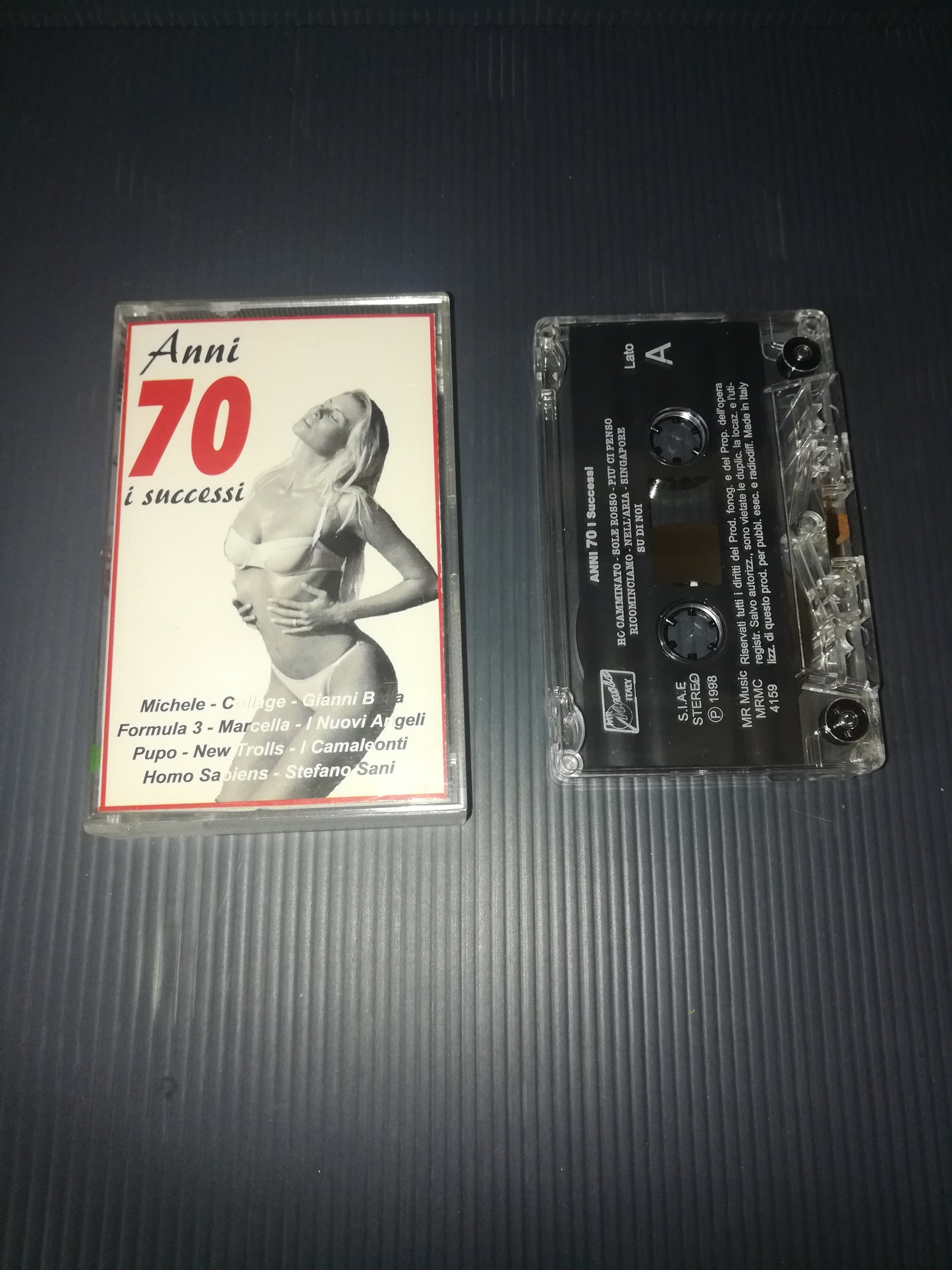 70's Hits" Various Singers Music Cassette