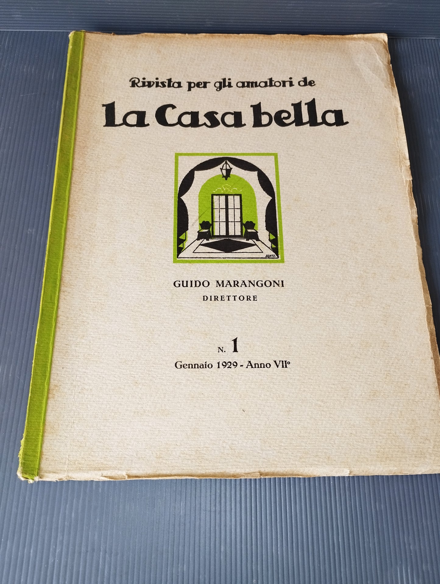 "La Casa Bella" magazine N.1 January 1929 Year VII