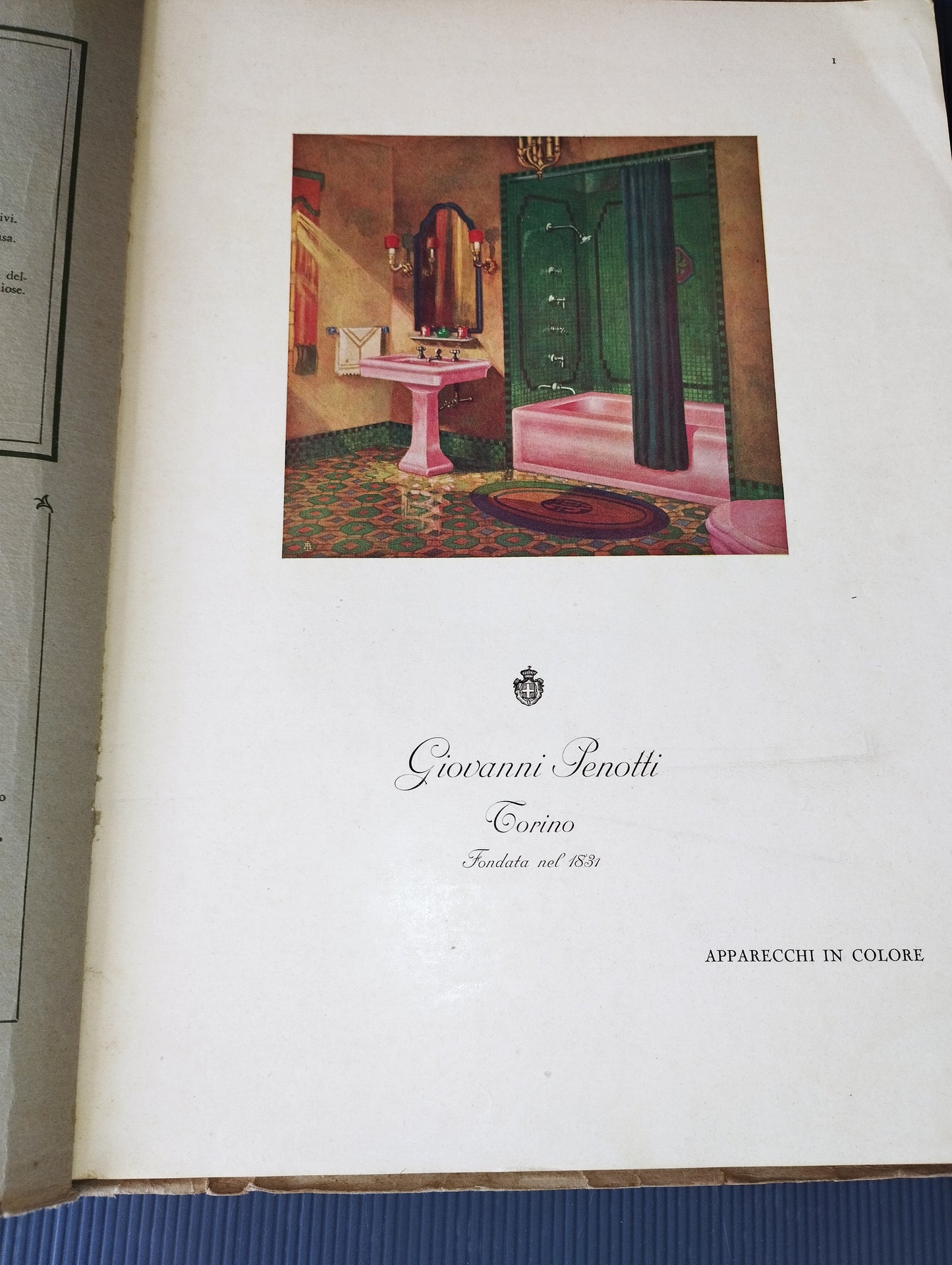 "La Casa Bella" magazine N.1 January 1929 Year VII