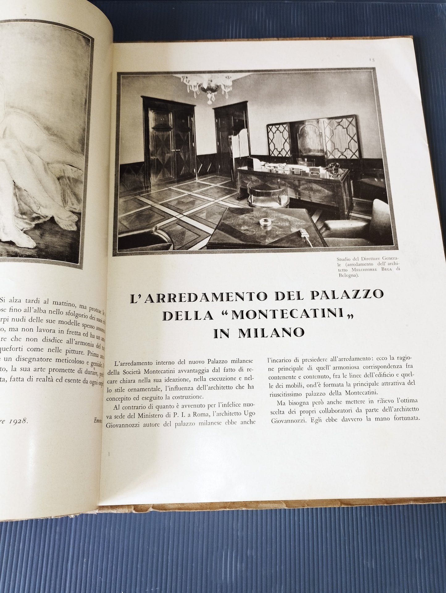 "La Casa Bella" magazine N.1 January 1929 Year VII