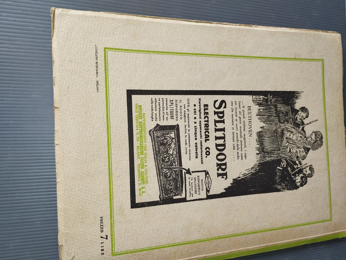 "La Casa Bella" magazine N.1 January 1929 Year VII