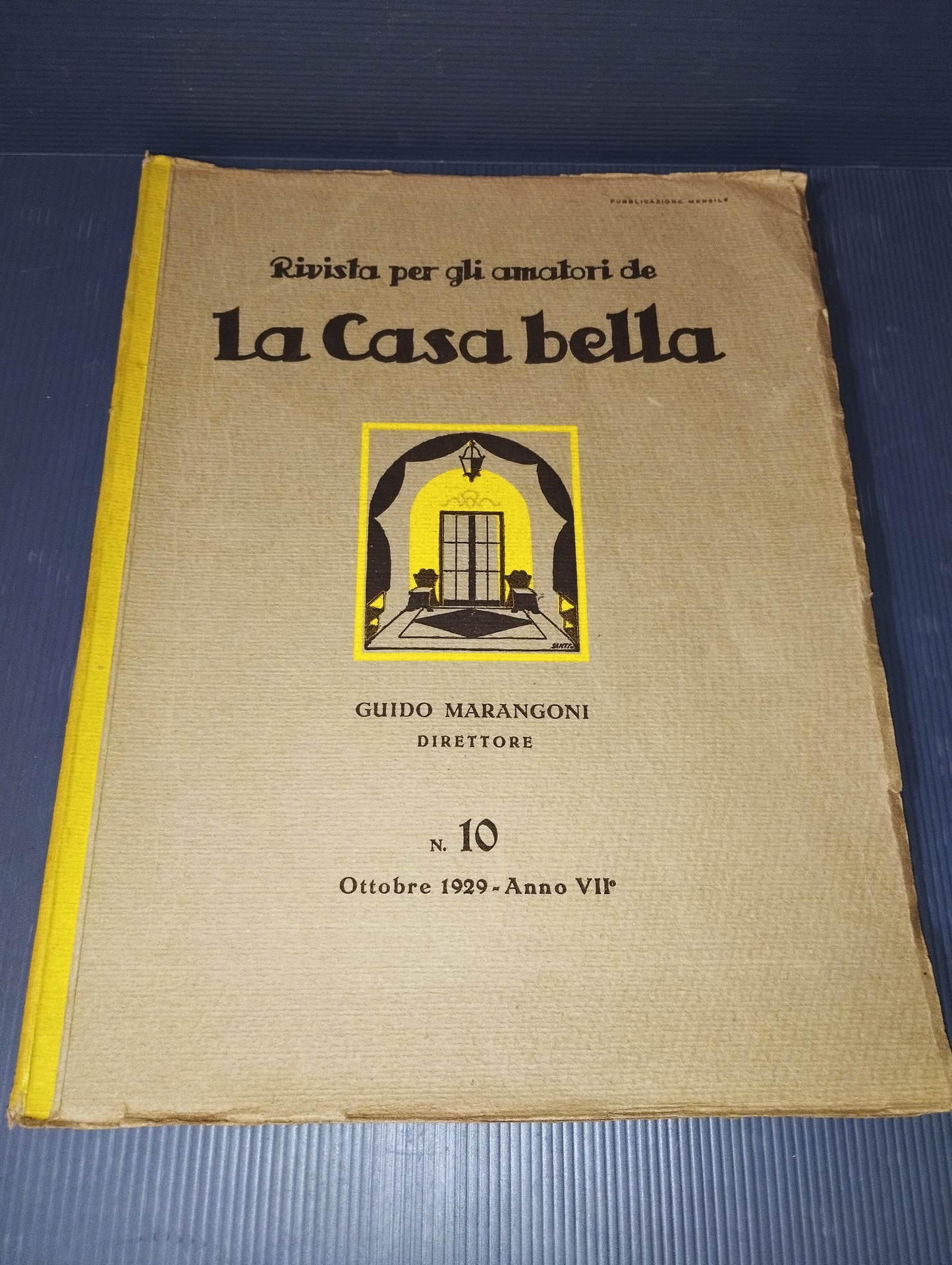 "La Casa Bella" magazine N.10 October 1929 Year VII