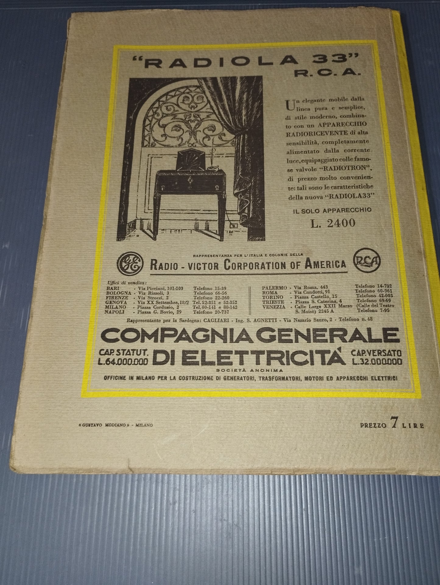 "La Casa Bella" magazine N.10 October 1929 Year VII