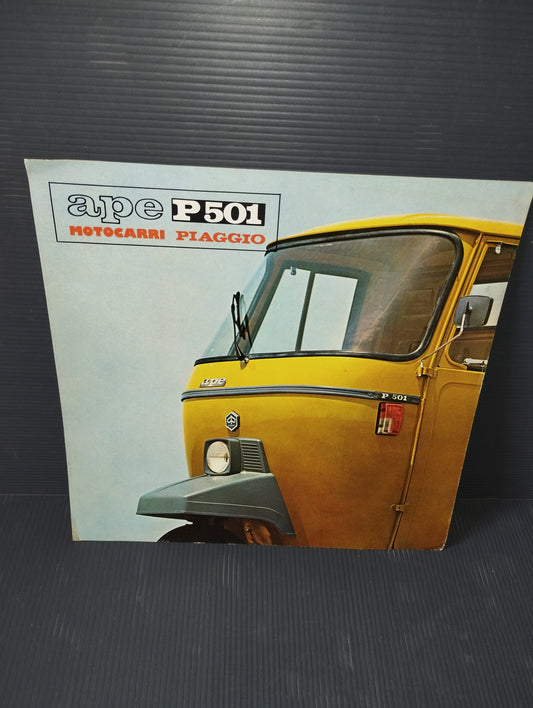 APE P501 Piaggio three-wheeler brochure