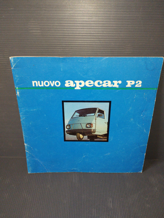 New Apecar P2 Piaggio 1970s brochure