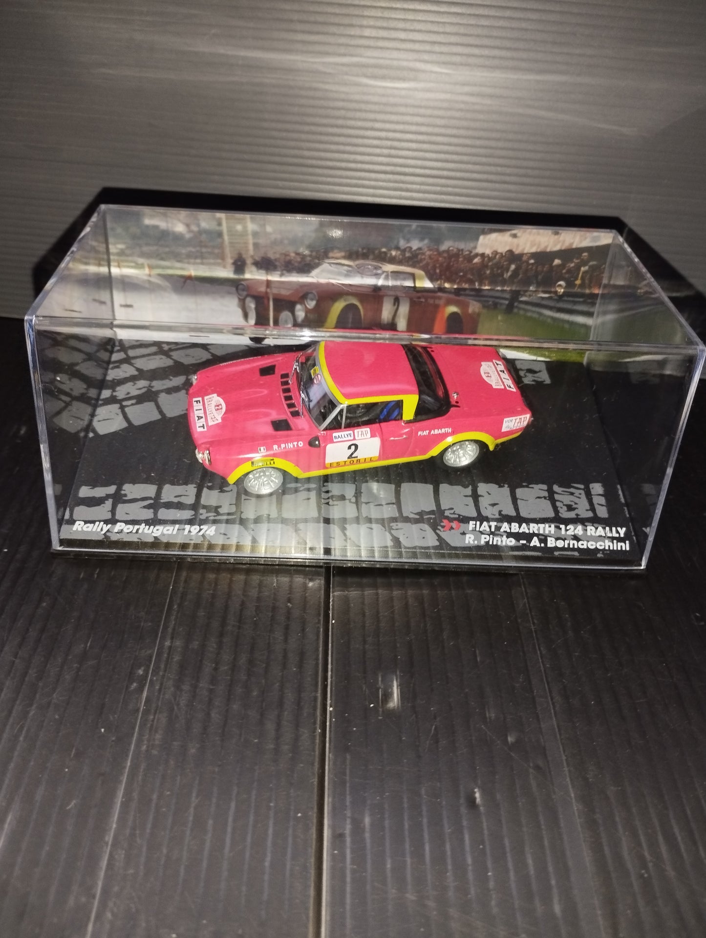 Fiat Abarth 124 Rally model

 Rally Portugal 1974
 1:43