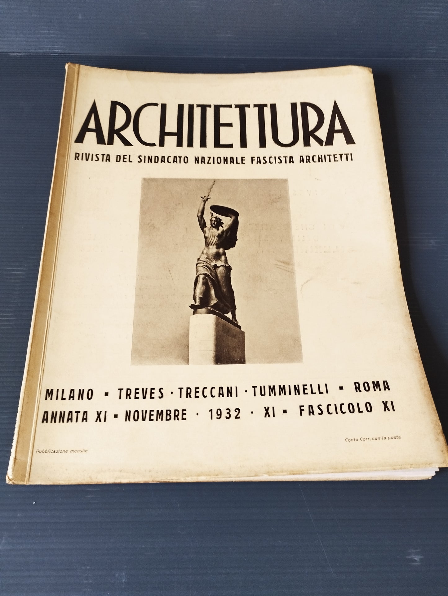 Architettura"Rivista Novembre 1932 -XI- Fascicolo XI

Annata XI