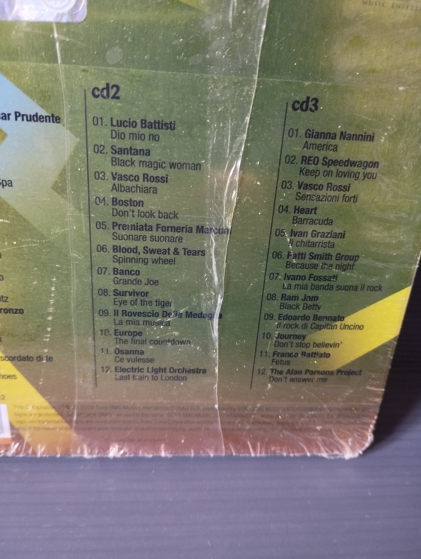 50 Years of Rock Music" 3 CD box set