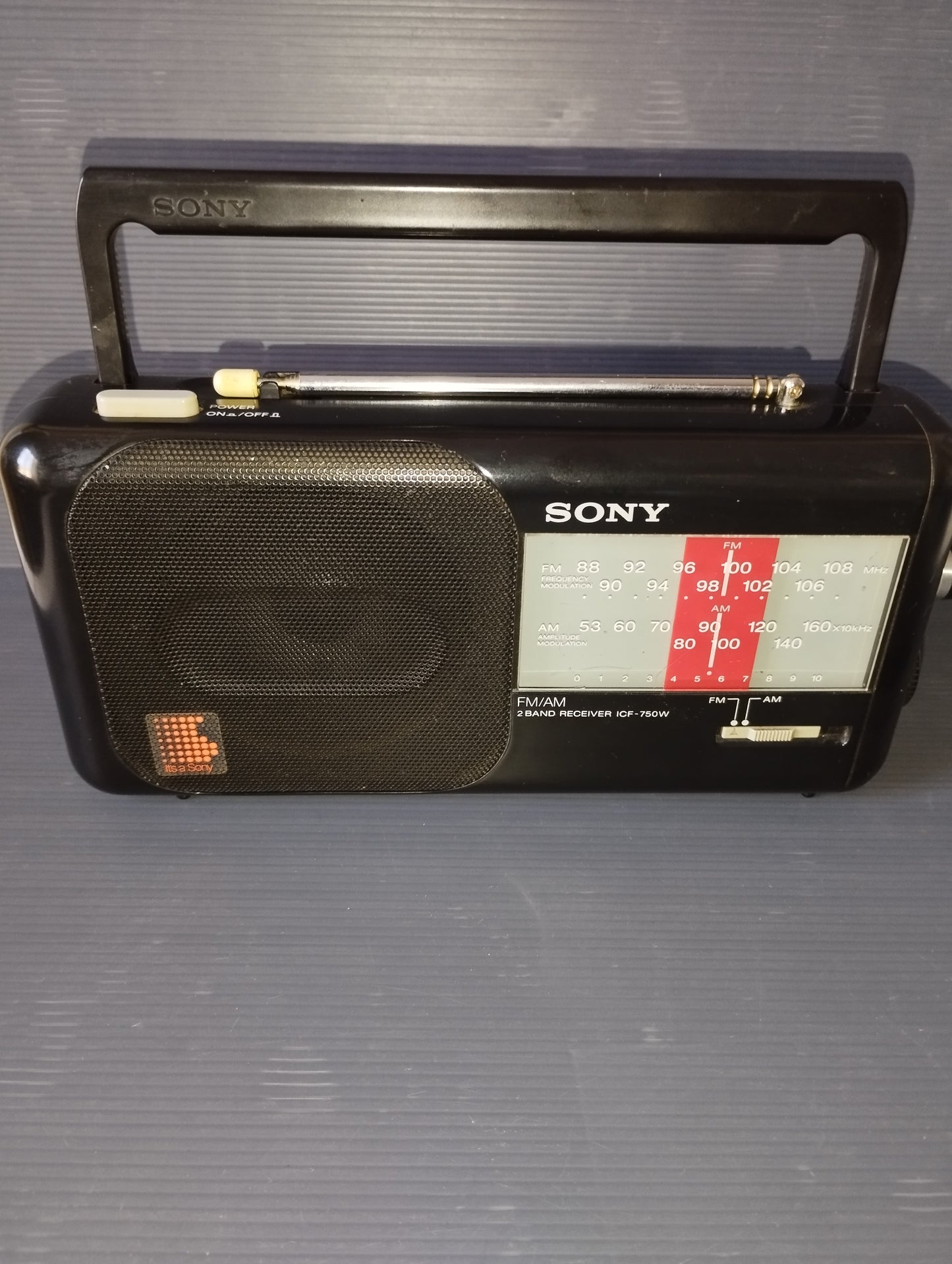 Sony ICF-750W 2band FM/AM radio

 Made in Malaysia