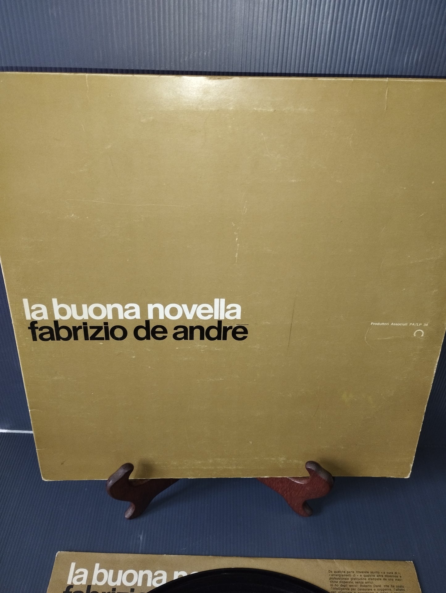 The Good News" Fabrizio De André Published in 1970 by Produttori Associati Cod.LPS 34