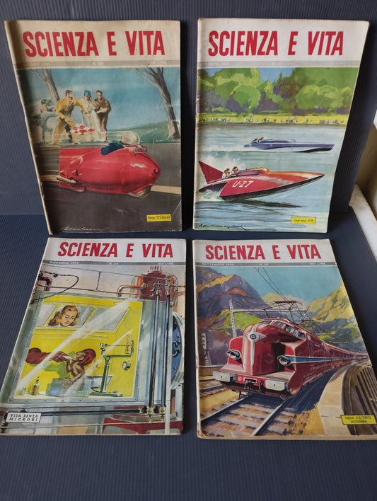 Lot 4 "Science and Life" magazines

 1950s