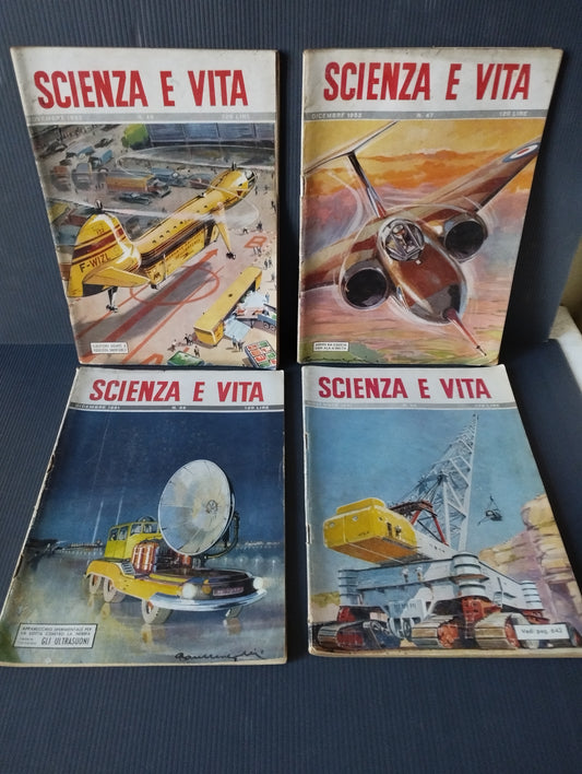 Lot 4 "Science and Life" magazines

 1950s