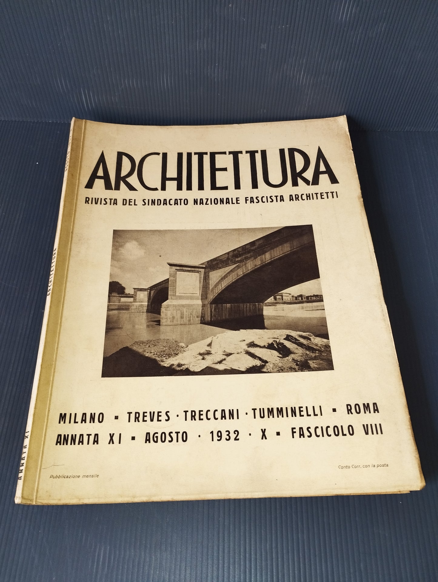 Architettura"Rivista Agosto 1932 -X- Fascicolo VIII