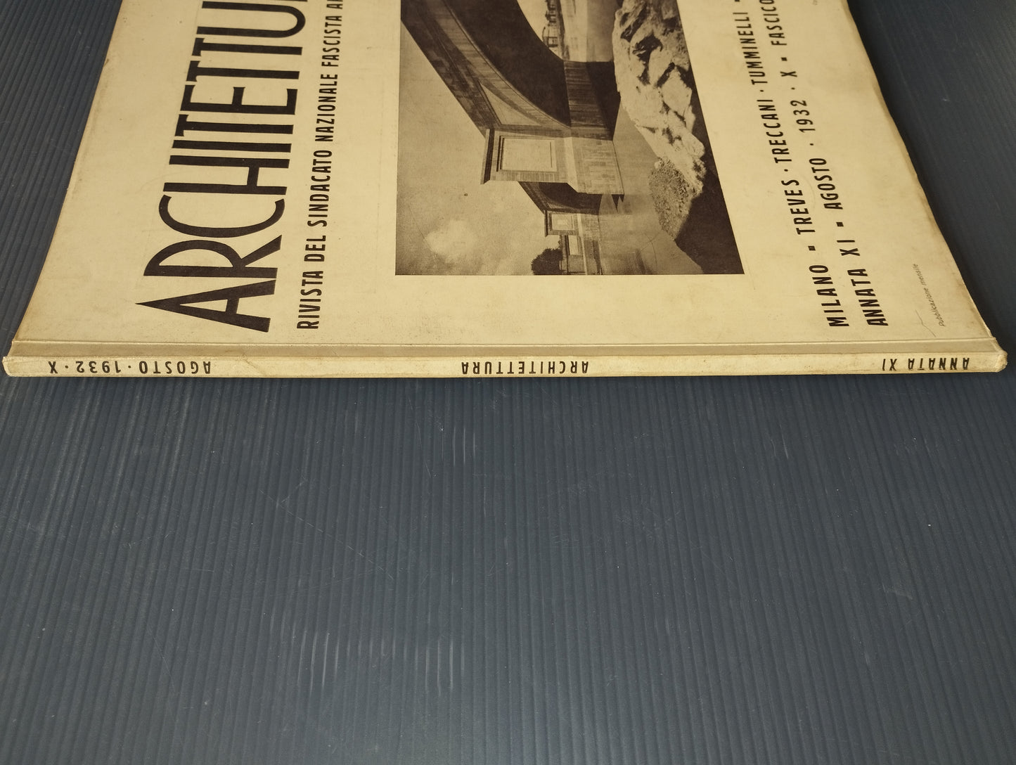 Architettura"Rivista Agosto 1932 -X- Fascicolo VIII