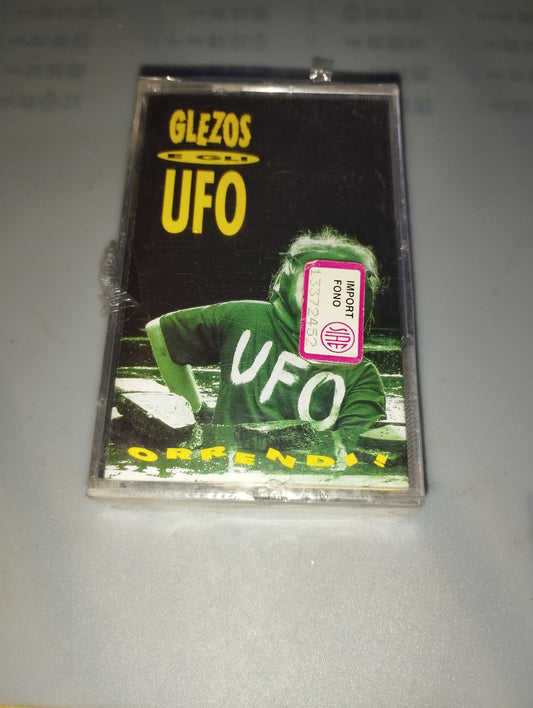 "Glezos and the UFOs" Sealed CGD Music Cassette
