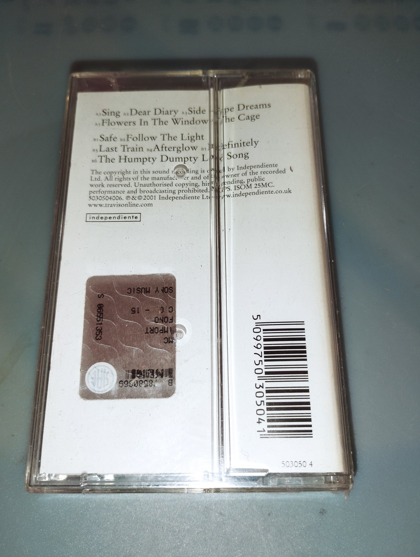 The Invisible Band" Travis Music Sealed Cassette