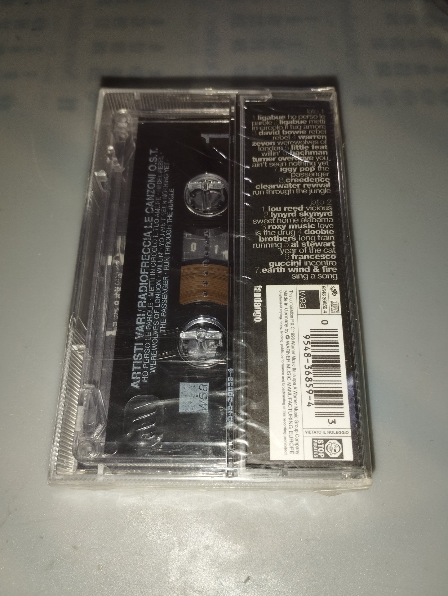 Radiofreccia" Various Artists Sealed Wea Music Cassette