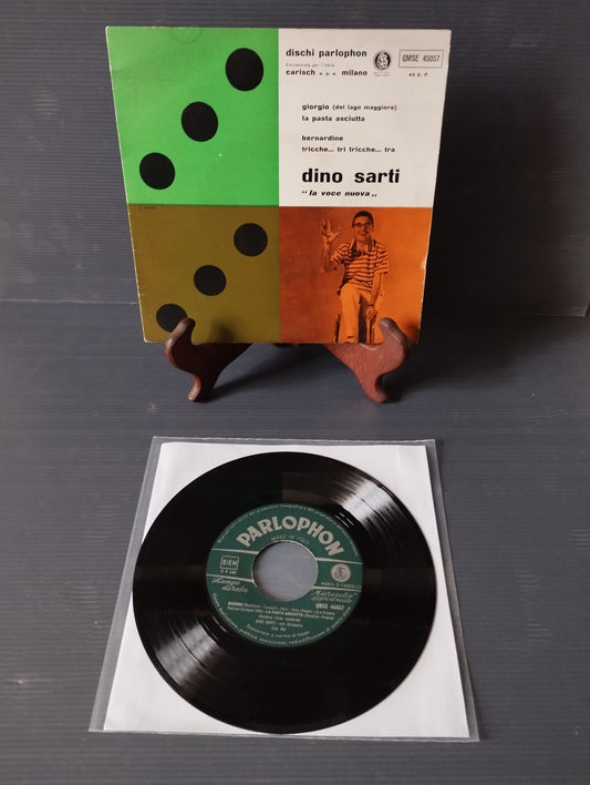 La Voce Nuova" Dino Sarti EP

Edito nel 1958 da Parlophon Cod.QMSE 45057