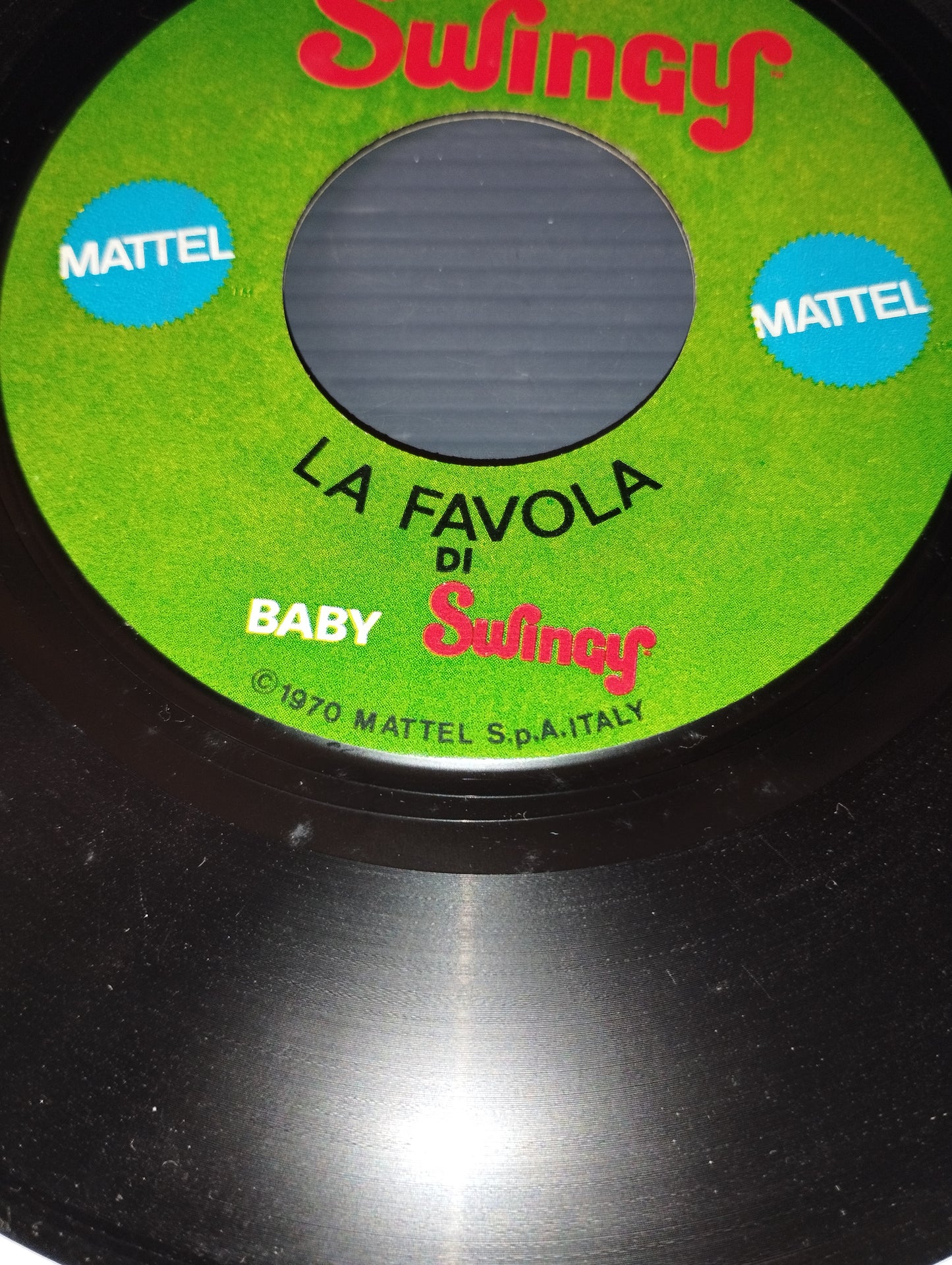 La Musica/La favola Di Baby Swingy" 45 Giri

Edito nel 1970 da Mattel