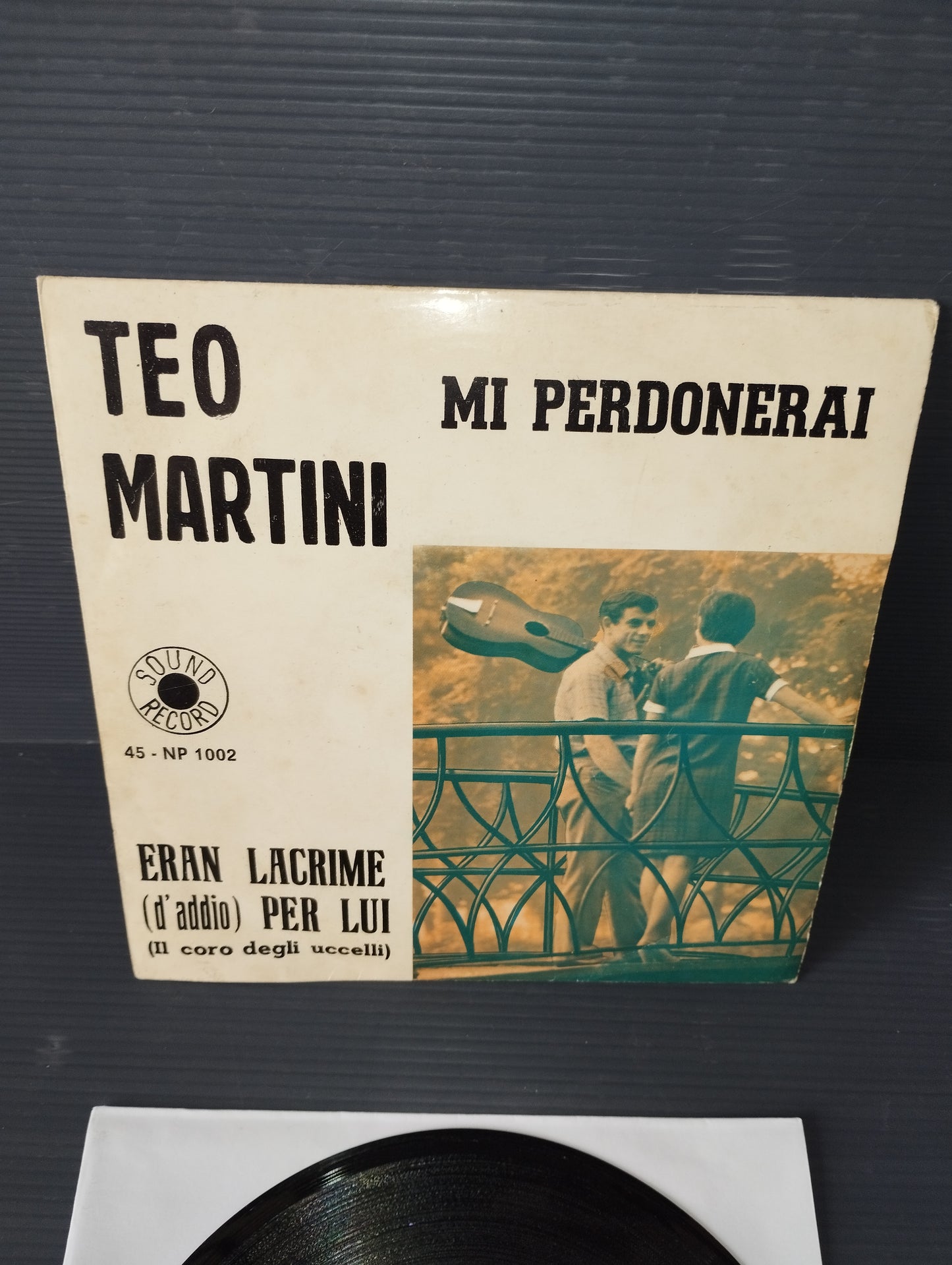 Mi Perdonerai/Eran Lacrime .." Teo Martini Complesso i Pagi

45 Giri