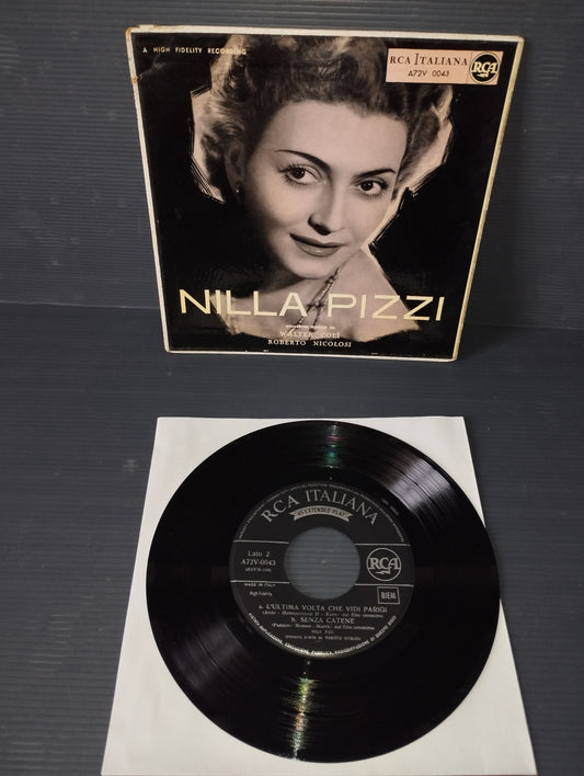 Nilla Pizzi' Omonimo Ep 45 Giri

Edito da RCA cod.A72V-0043